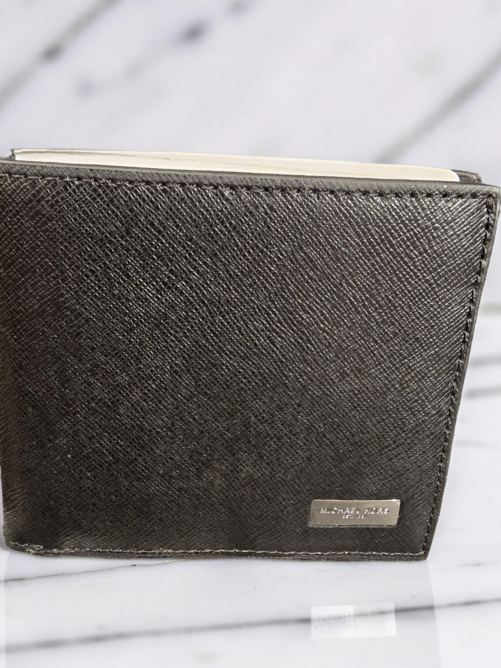 Michael Kors Men's Andy Slim Billfold Wallet Saffiano Leather NIB - Picture 2 of 9